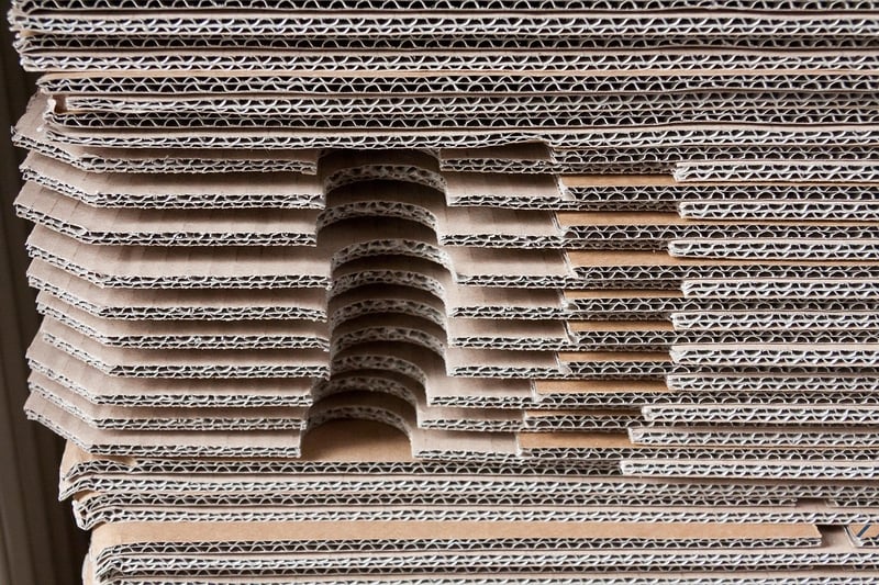 Cardboard tube organizer